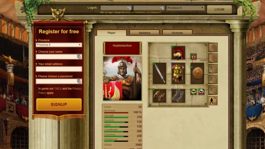 Gladiatus screenshot 2