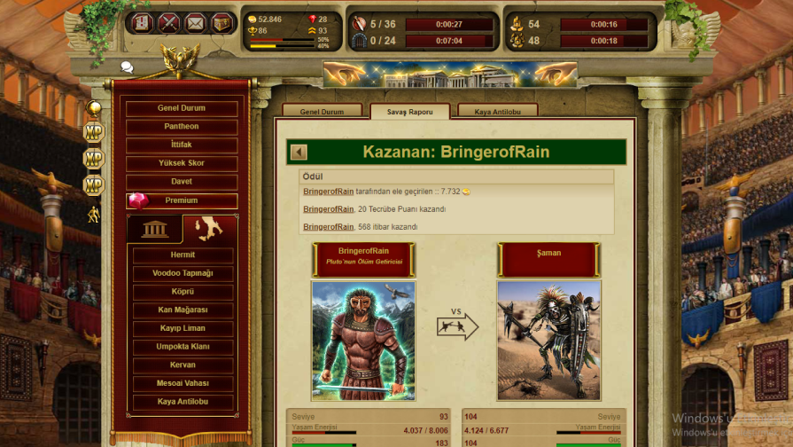 Gladiatus screenshot 3