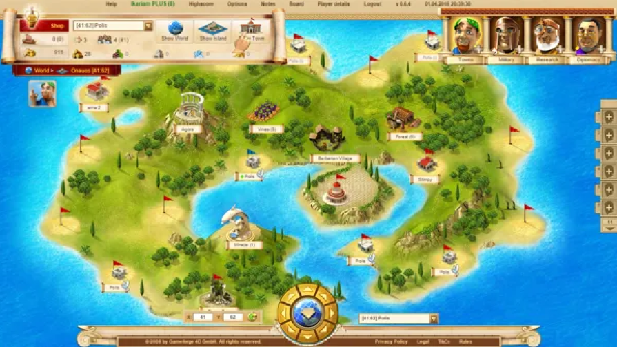 Ikariam screenshot 2