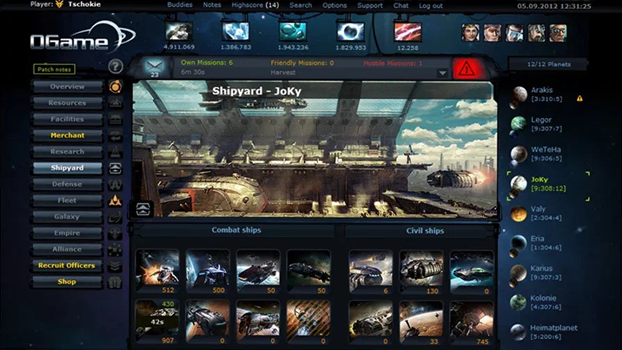 OGame screenshot 2