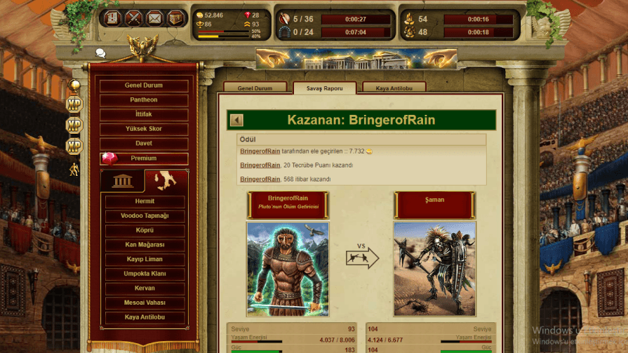Gladiatus screenshot 3