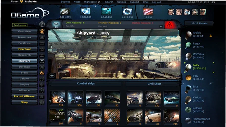 OGame screenshot 2