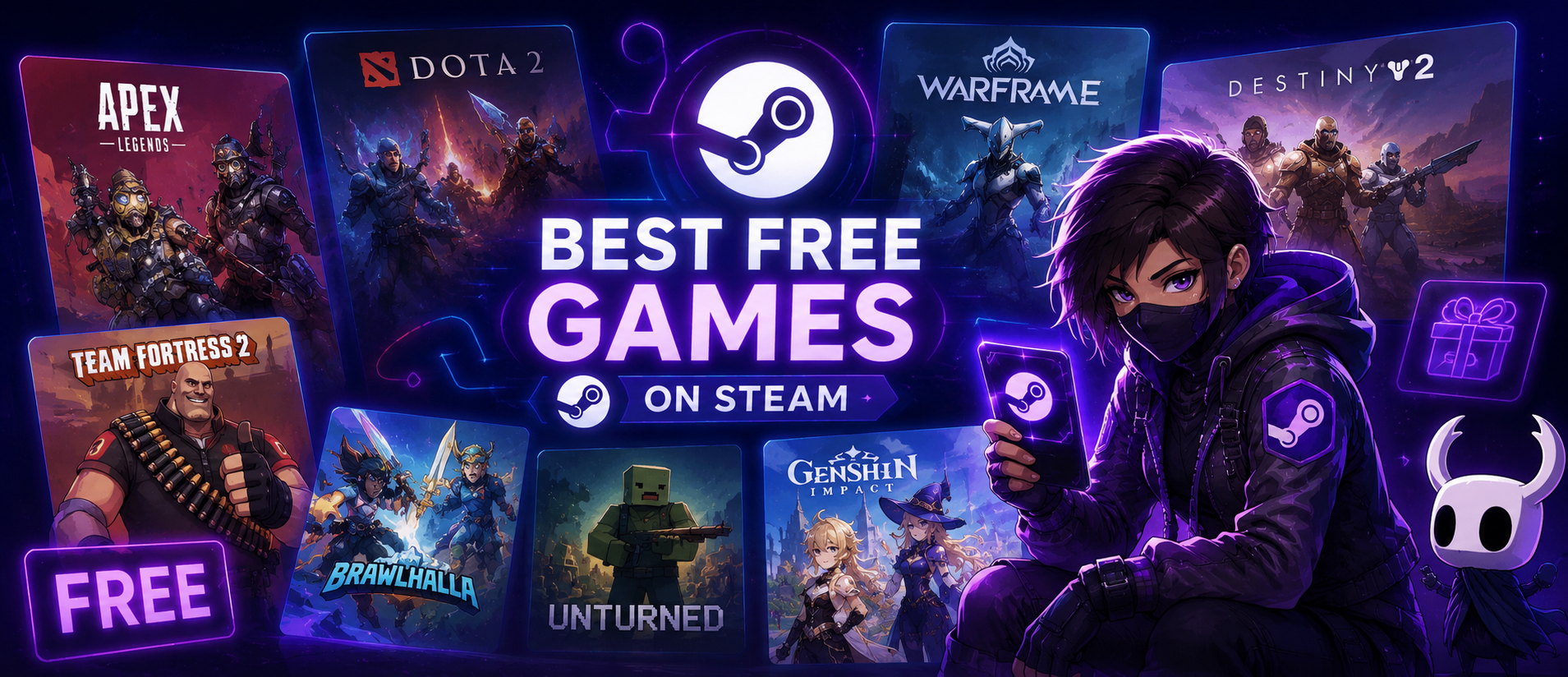 Best Free Games on Steam to Play Right Now